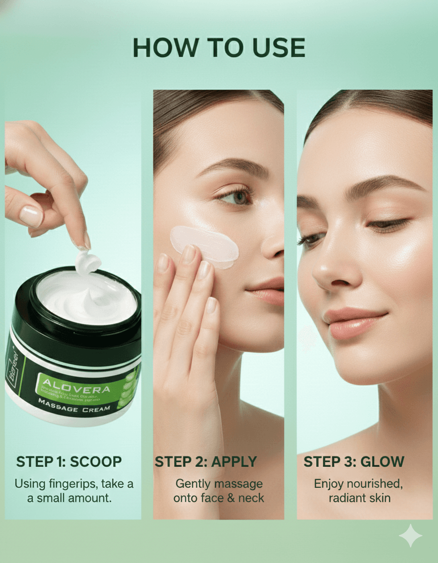 Bizneel Aloe Vera Massage Cream thumbnail 3