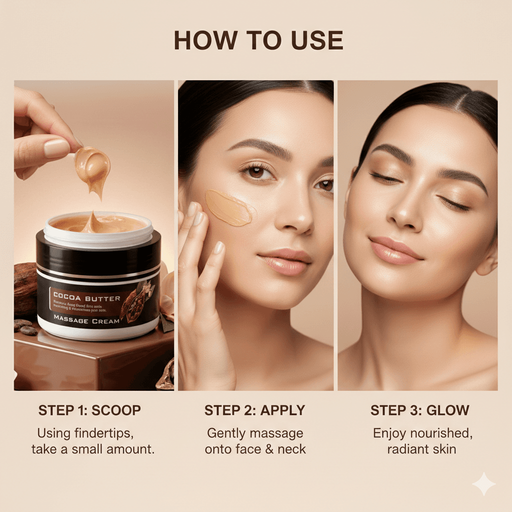 Bizneel Cocoa Butter Massage Cream thumbnail 2